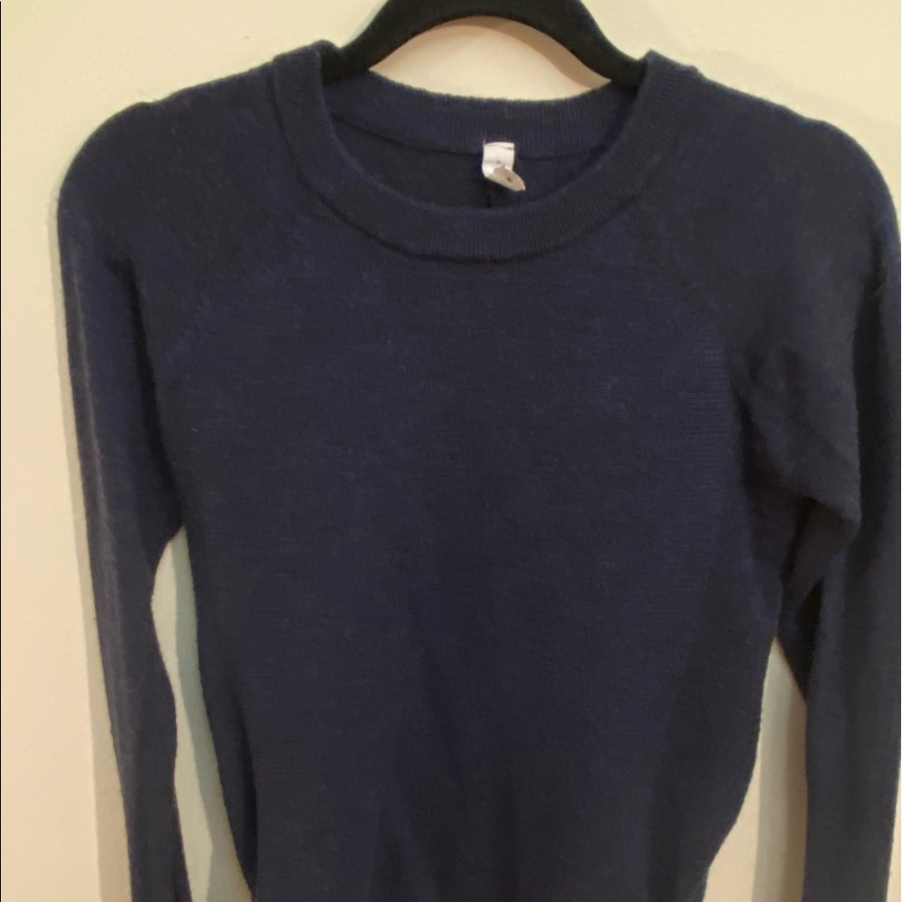 lululemon athletica Navy Crewneck Sweatshirt